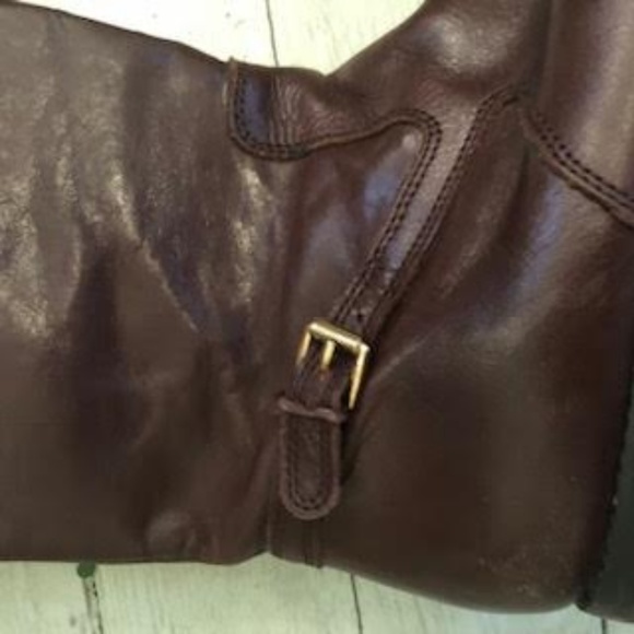Ralph Lauren Brown Leather Boots Size 6 - Picture 6 of 7